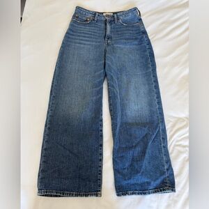 Madewell Curvy Slim Wide Leg Jeans